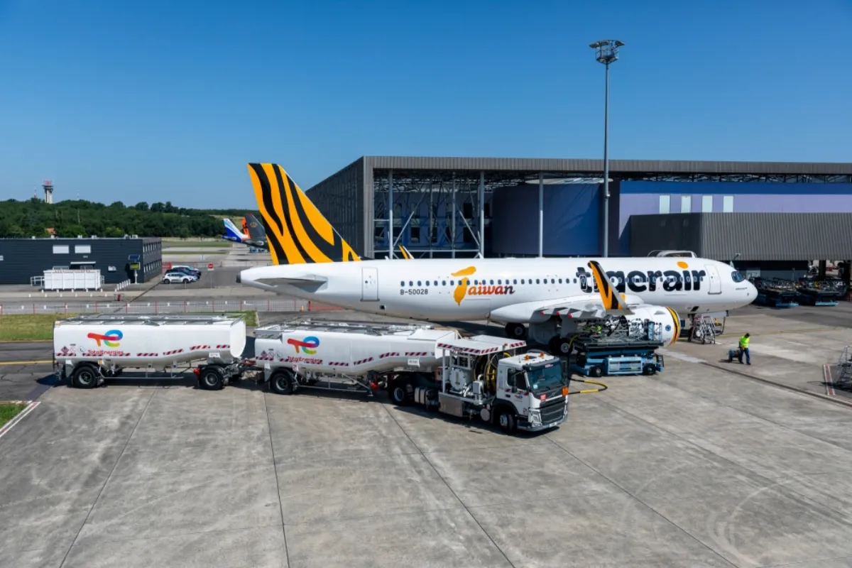 虎航A320neo新機飛渡 添加5%永續航空燃油